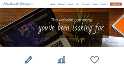 Desktop Screenshot of handmadedesigns.com